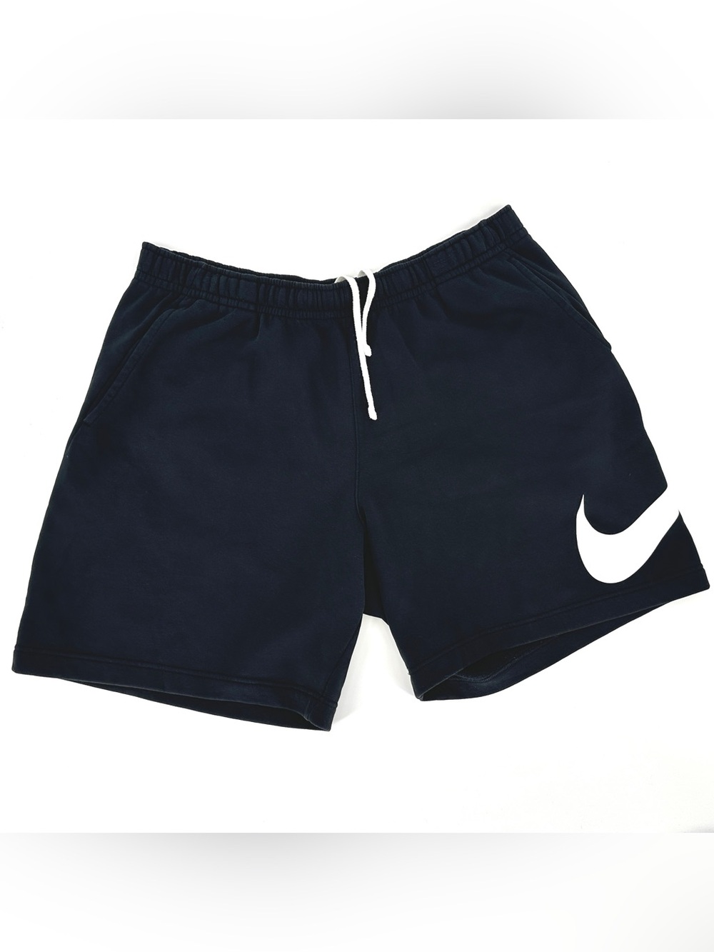 Nike Shorts Men Extra Large Black Club Fleece Big Swoosh Sweat Shorts Knit XXL